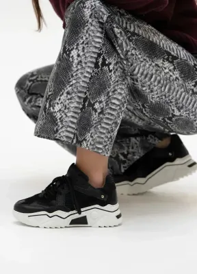 DWRS Label sneaker Zwart