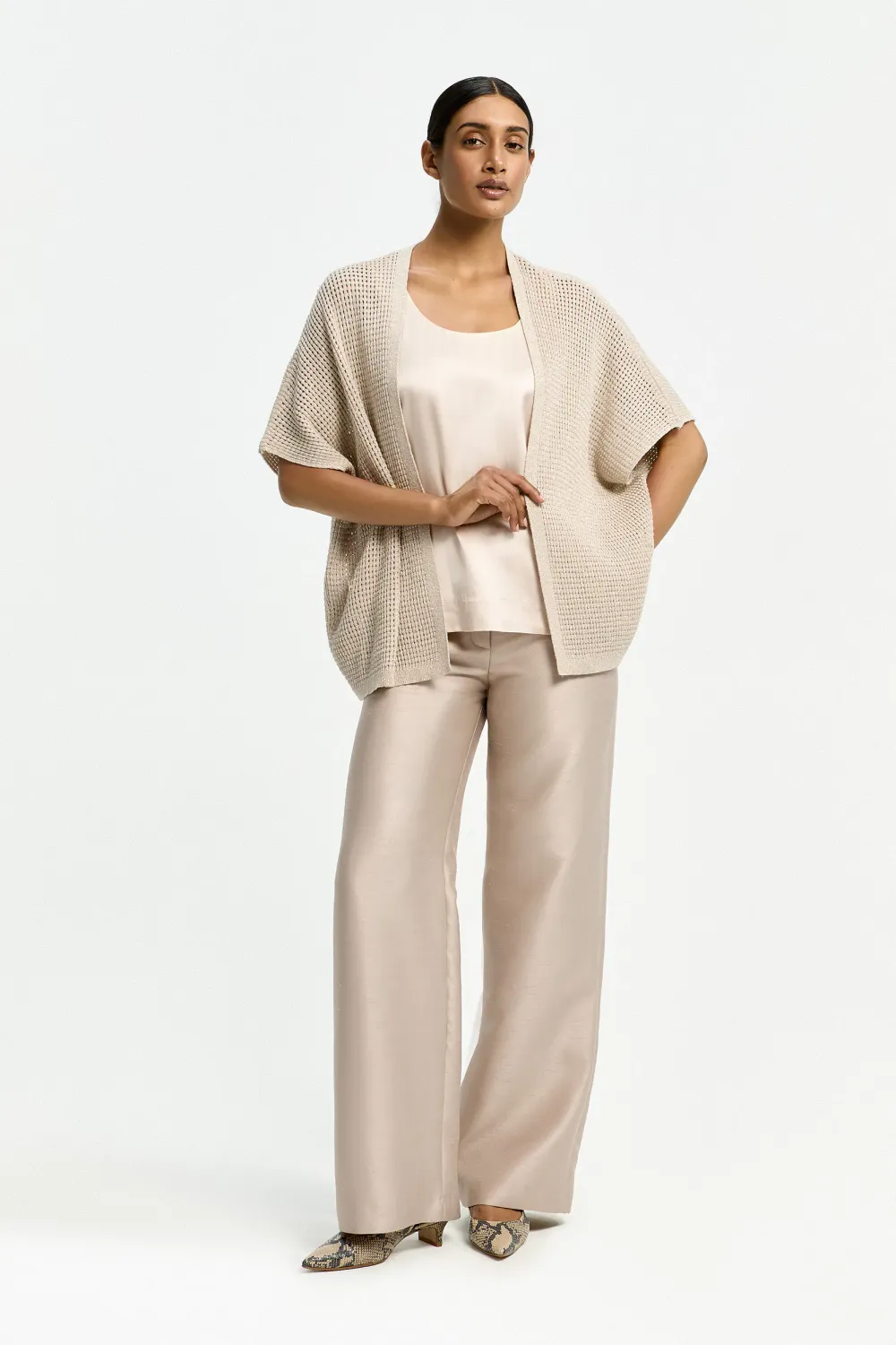 Xandres binta gilet Beige