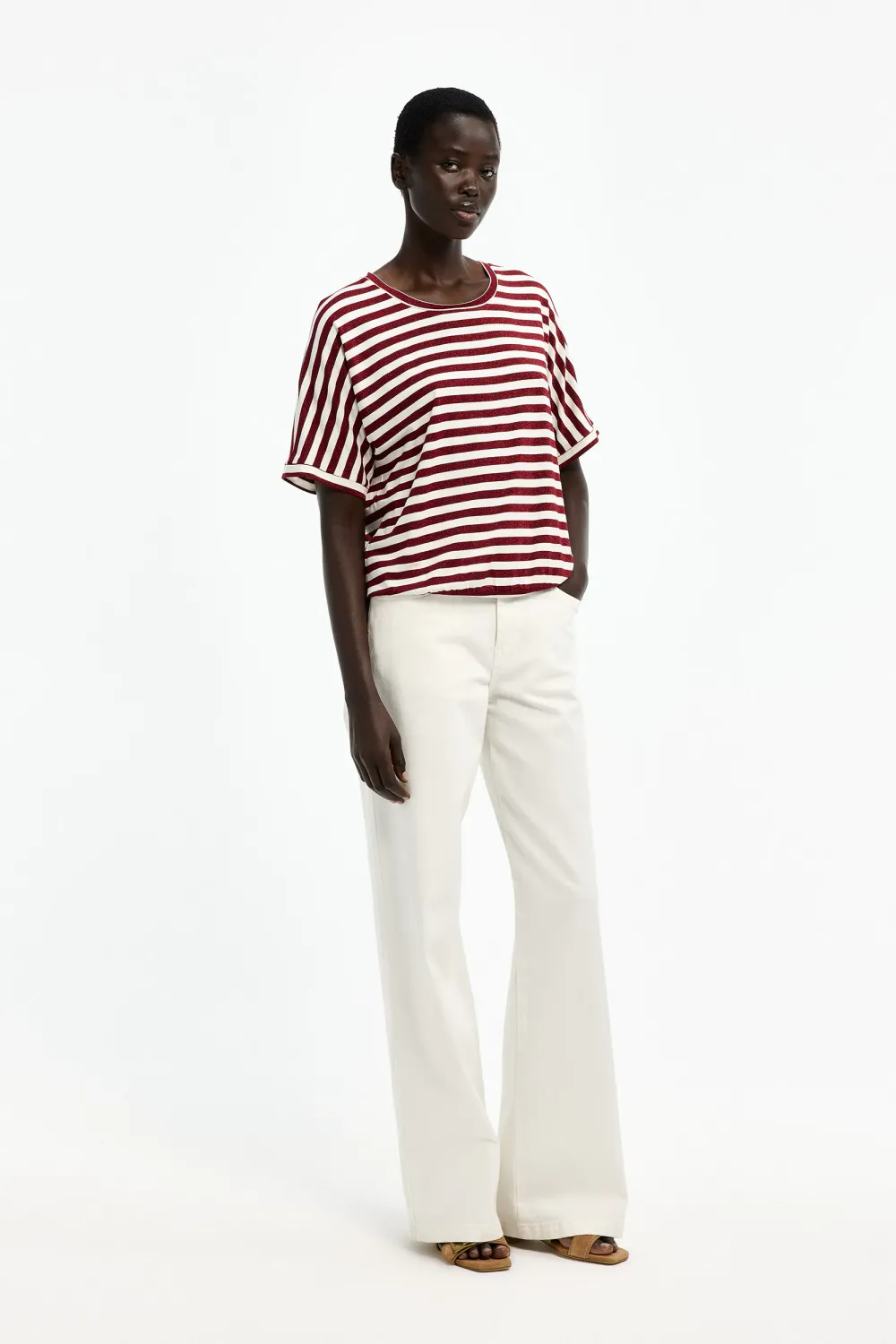 Xandres Hirokar Rood/Wit Gestreept