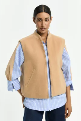 Xandres BENO gilet Bruin