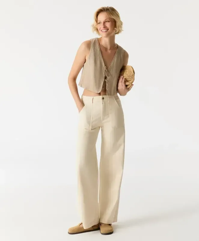 Cup Of Joe Denim high waist wide leg Jeans Lulu