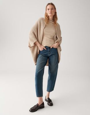 Opus Amaryllis gebreide cape beige