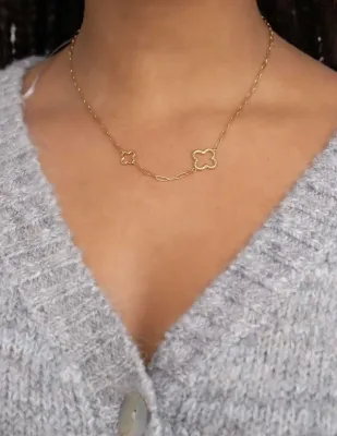 My Jewellery Necklace 3 clovers