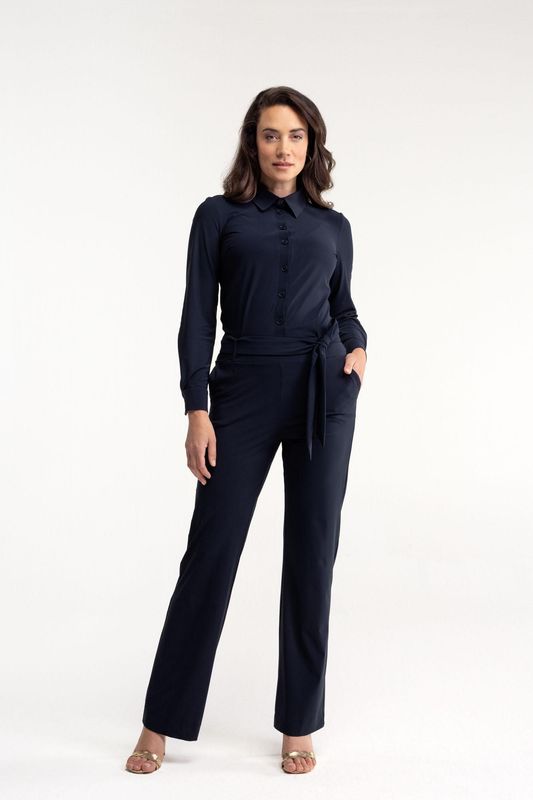 Studio Anneloes Angel LS jumpsuit zwart