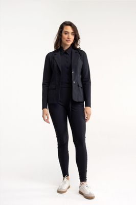 Studio Anneloes Bright bonded blazer Zwart