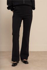 Studio Anneloes Flair bonded trousers Zwart