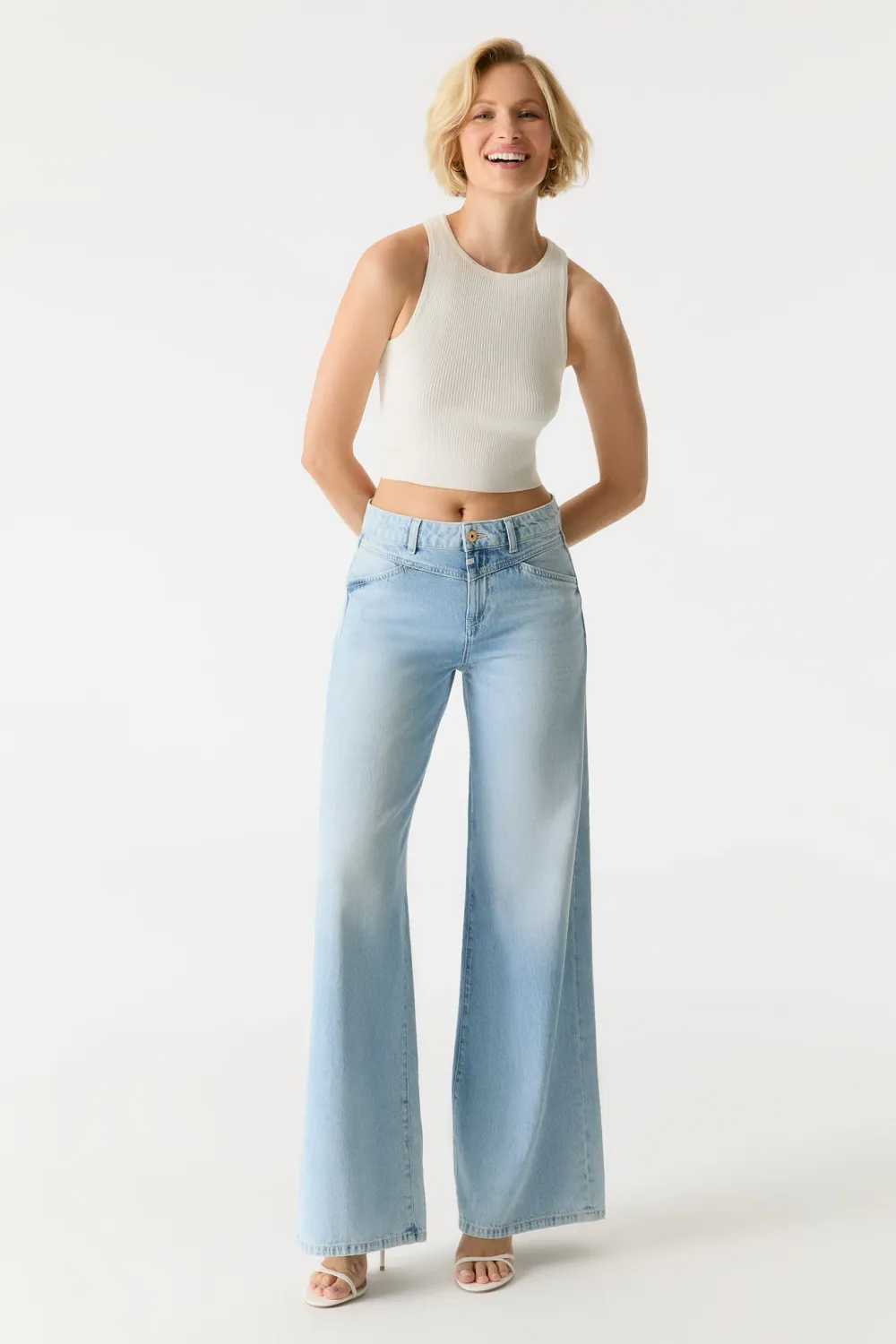 Cup Of Joe Denim wide leg Jeans Hazel L32
