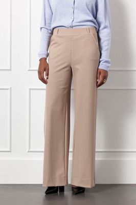 Studio Anneloes Lexie bonded trousers Beige