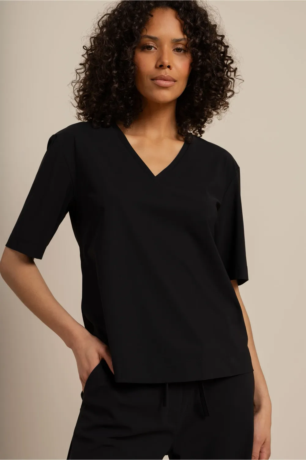 Studio Anneloes Roller shirt Zwart