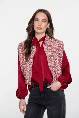 Geisha Gilet Print