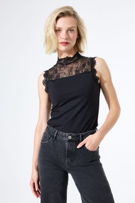 Garcia ladies singlet Zwart