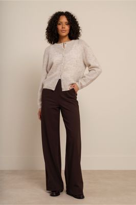 Studio Anneloes Lexie bonded trousers Bruin