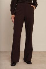 Studio Anneloes Flair bonded trousers Bruin