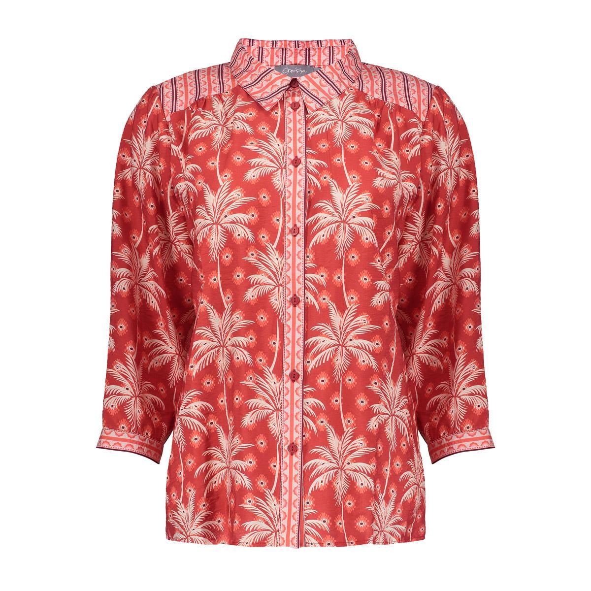 Geisha blouse Rood