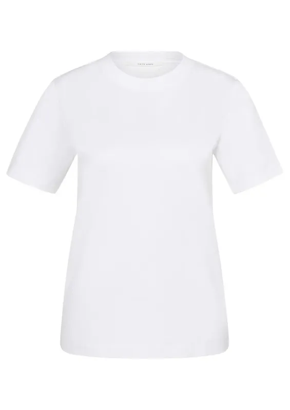 YAYA Round neck T-shirt Wit
