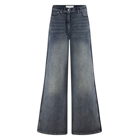 Nukus Ruby Pants Denim Blauw