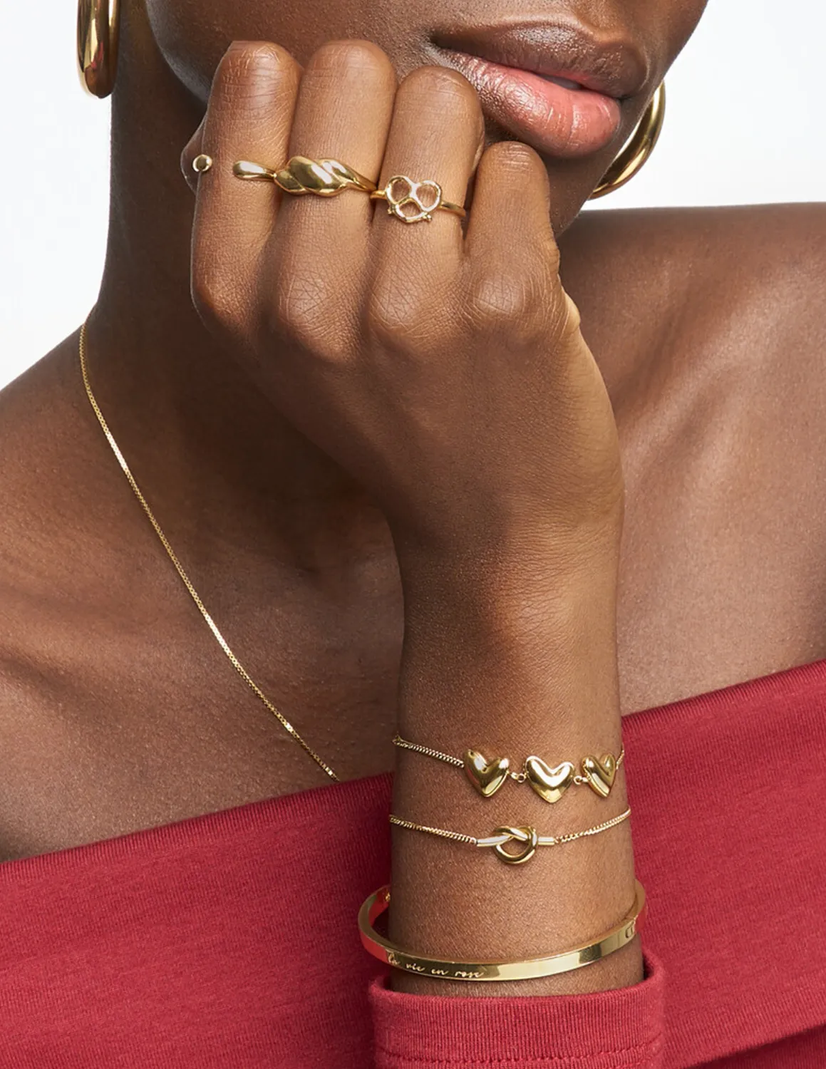 My Jewellery Bracelet pretzel Goud