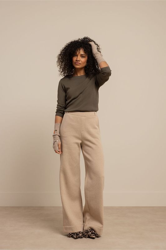 Studio Anneloes Luna 3/4 mouw pullover Groen