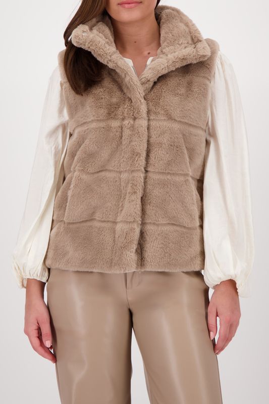 Monari Weste truffle Bruin