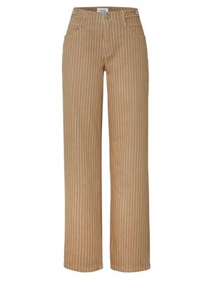 Toni Dress Liv New Wide streep broek Beige