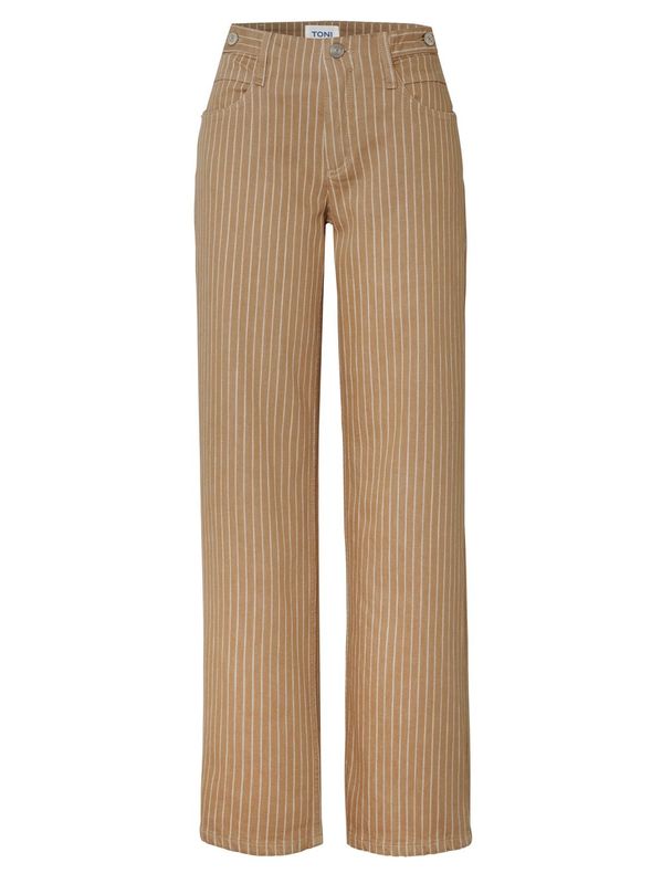 Toni Dress Liv New Wide streep broek Beige