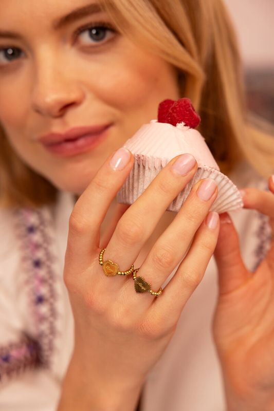 My Jewellery ring OS stretch heart always Goud