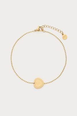 My Jewellery Bracelet heart pendant Goud