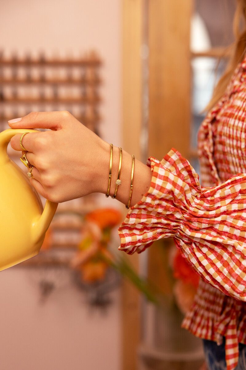 My Jewellery Bangle strass square Goud