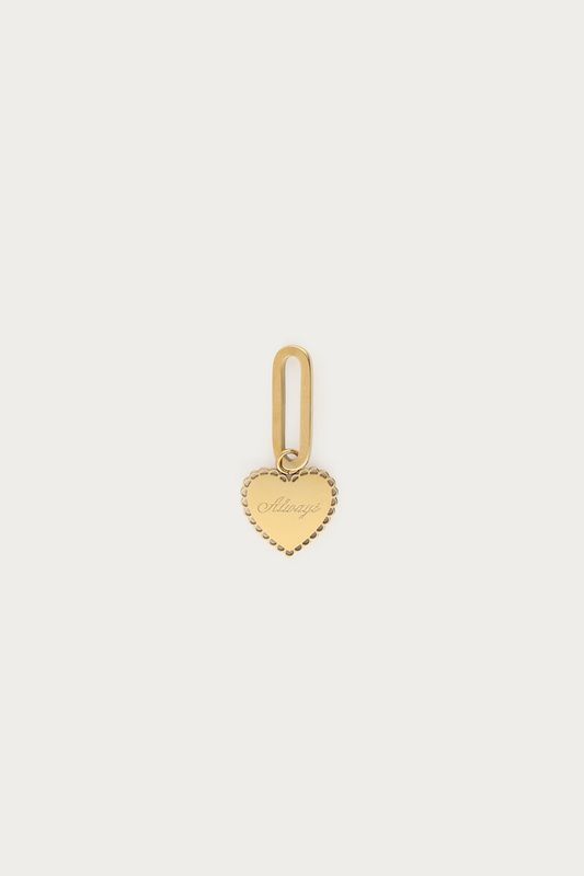 My Jewellery Charm valentine heart always Goud