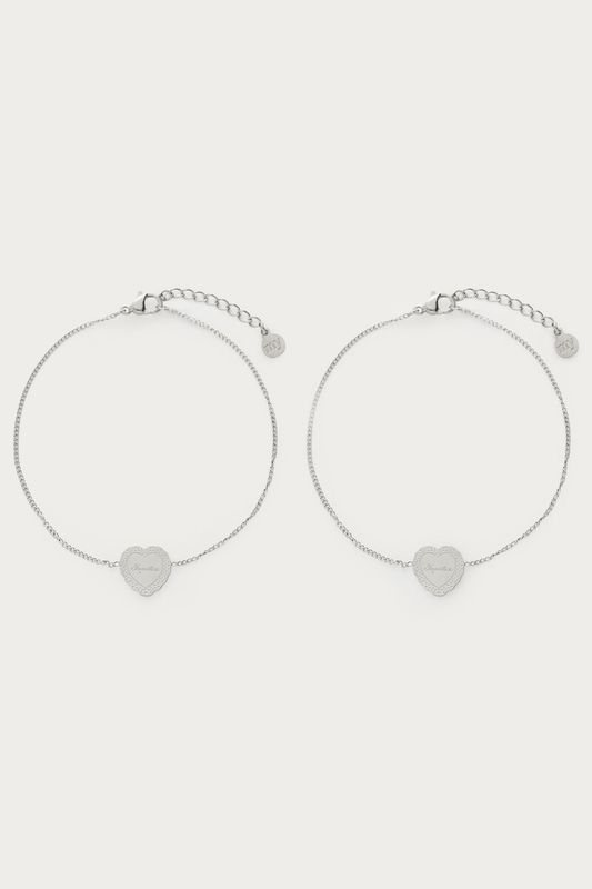 My Jewellery Bracelet set forever together Zilver