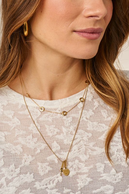My Jewellery Necklace basic valentine long Goud