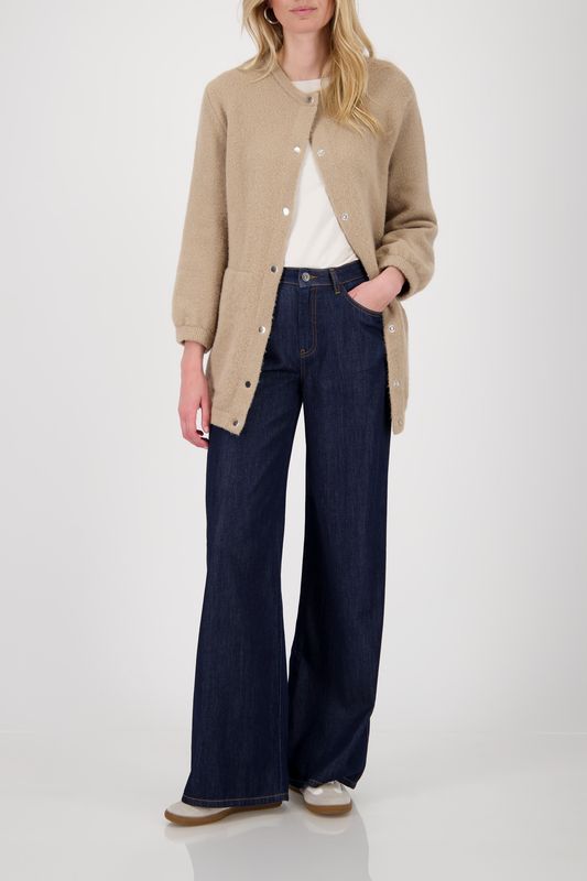 Monari vest truffle Bruin