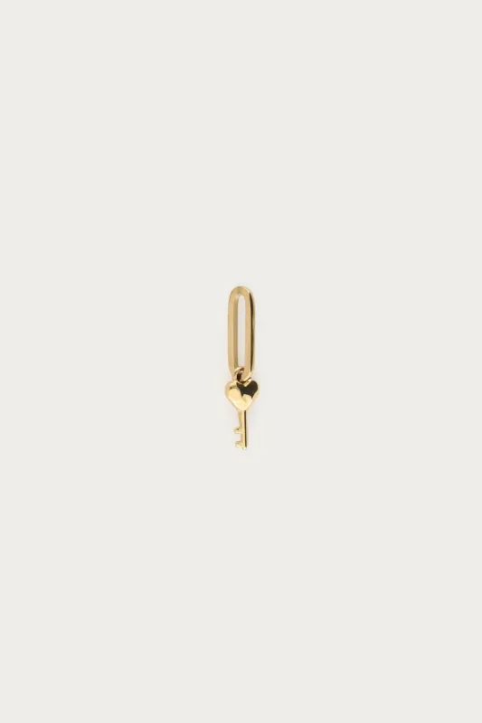 My Jewellery Charm valentine key Goud