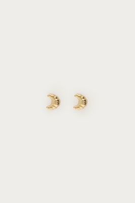 My Jewellery Earrings stud croissant Goud