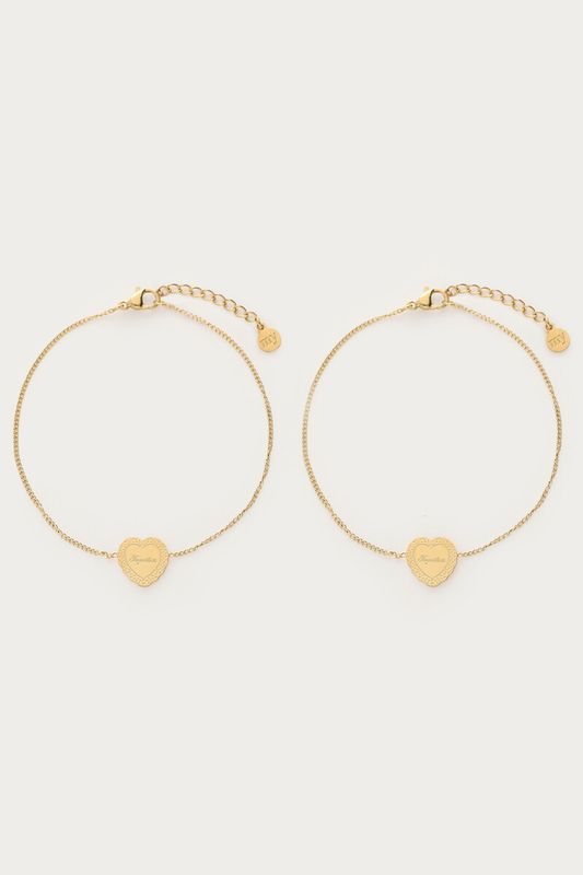 My Jewellery Bracelet set forever together Goud