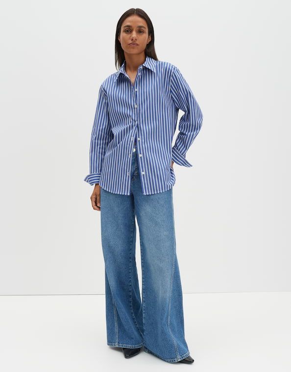 Someday Zivian Blauw Loose Fit