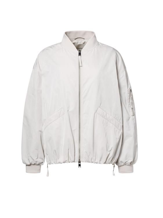Beaumont AVELON long bomber jacket Grijs