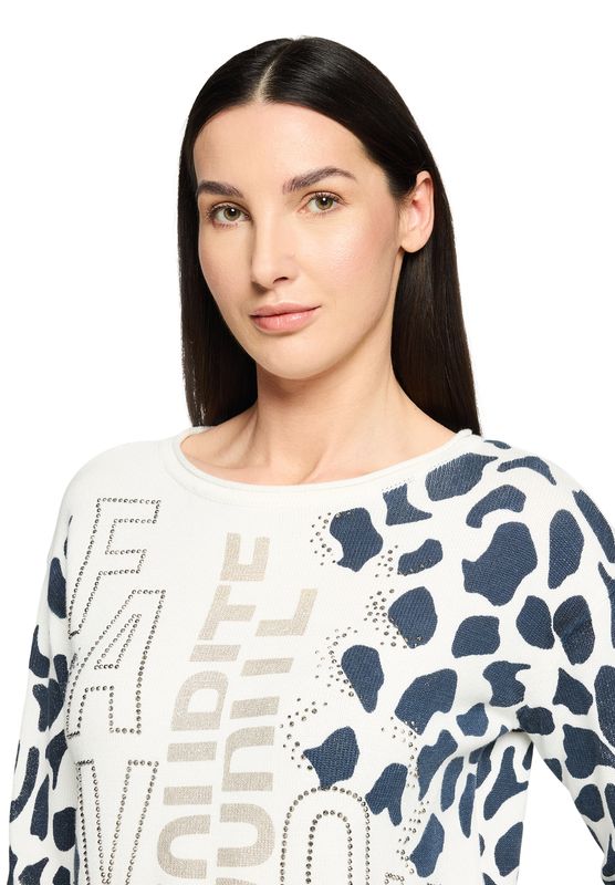 So Cosy trui met print Ecru