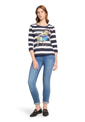 So Cosy shirt met print Blauw