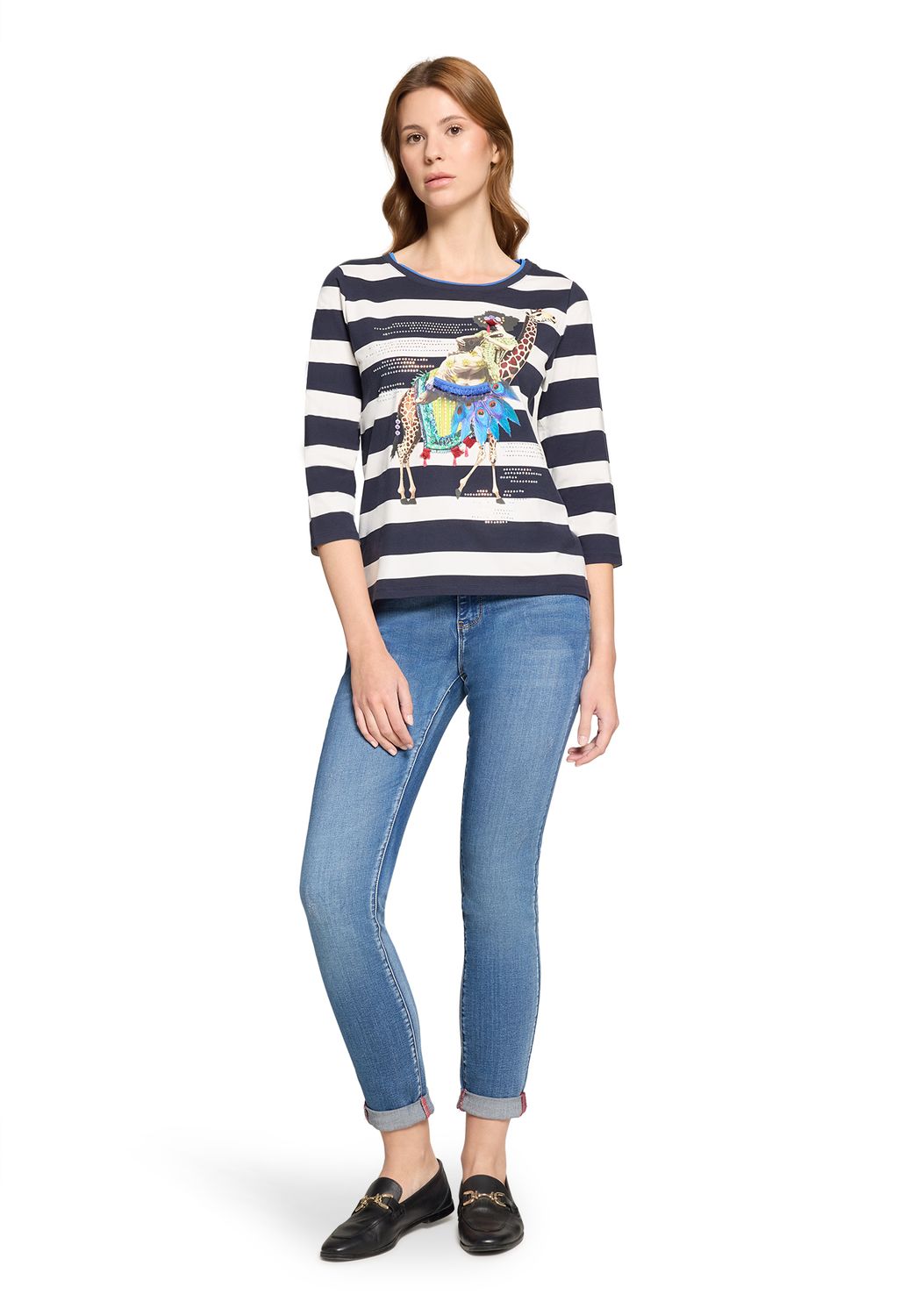 So Cosy shirt met print Blauw