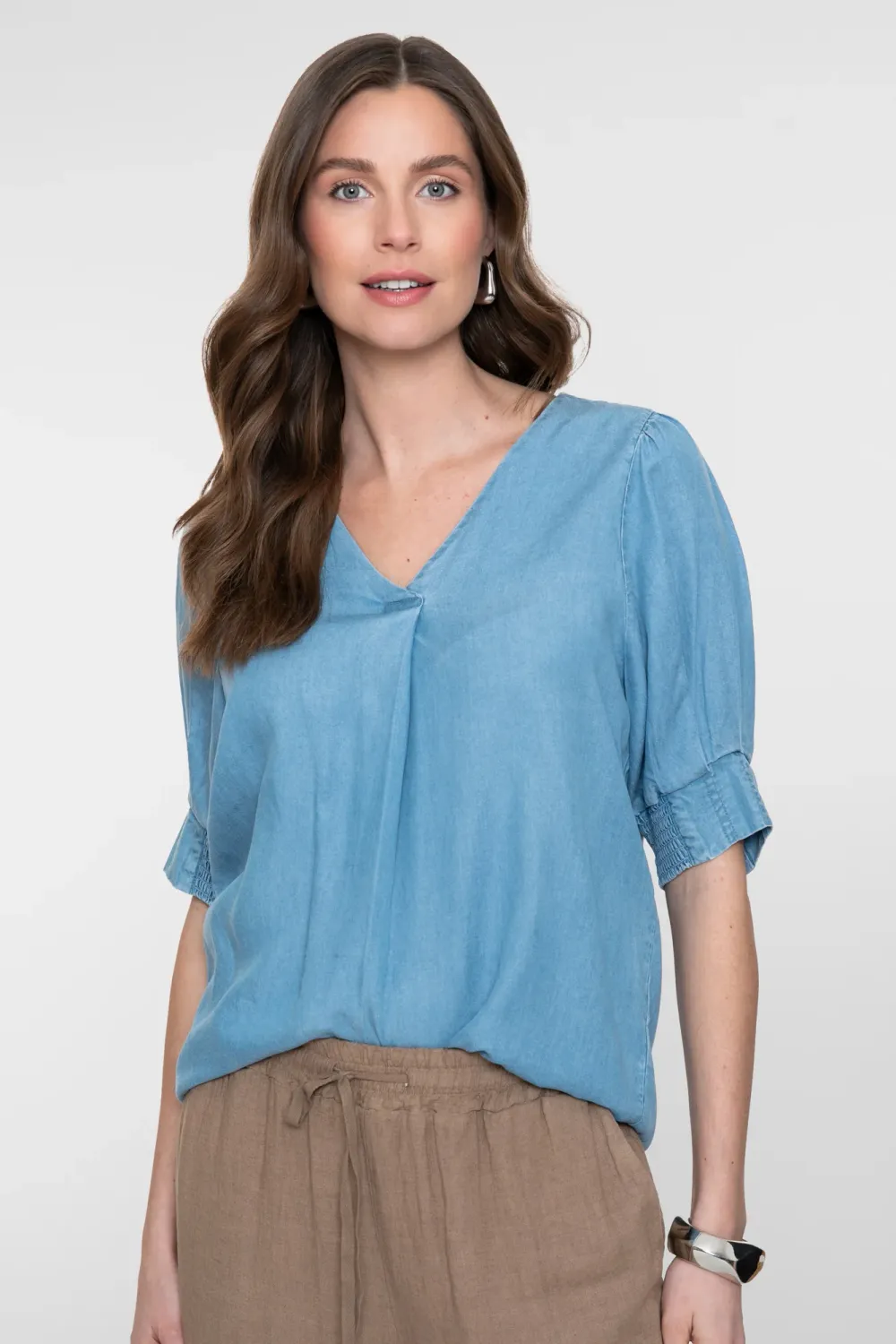 Geisha Top lyocell denim Nikita