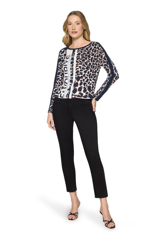 So Cosy trui met print  Blauw