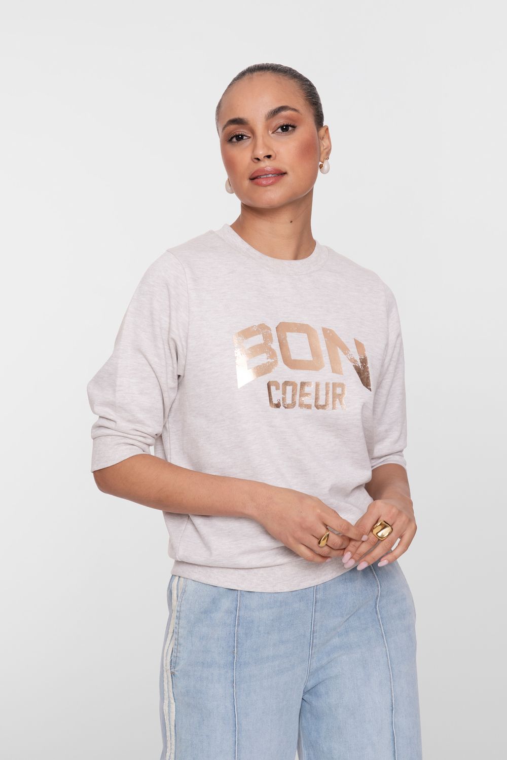 Geisha Sweater foil beige