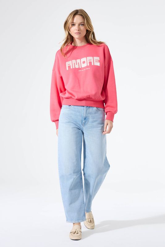 Garcia ladies sweat Roze