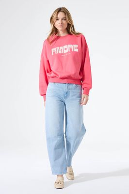 Garcia ladies sweat Roze