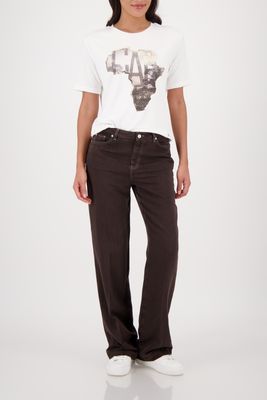 Monari T-Shirt Off-white Ecru