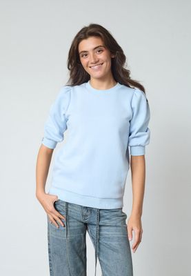 Sisters Point Peva puff sweat shirt blauw