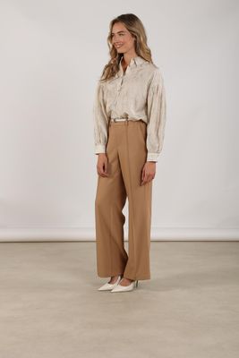 Nukus Nola Blouse Embroidery Ecru