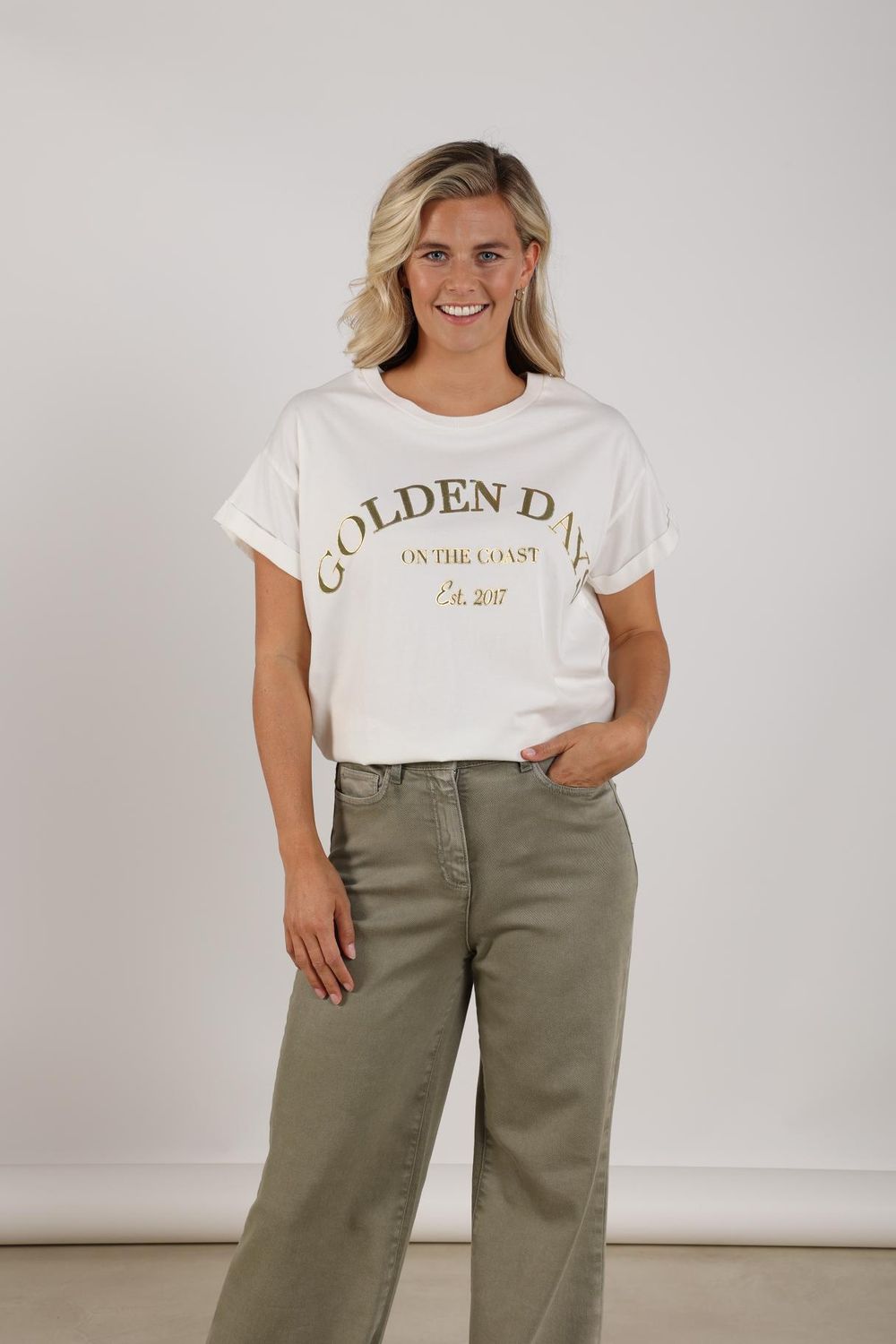Nukus Sanne Shirt Golden Days Groen