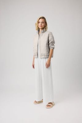 Covered GRS Ladies Woven Jacket Gina Beige